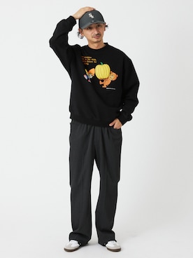 「JOURNAL STANDARD relume（ジャーナルスタンダード　レリューム）のアイテム（スウェット）」を使った、enoさん（メンズ・174cm）の冬コーディネート