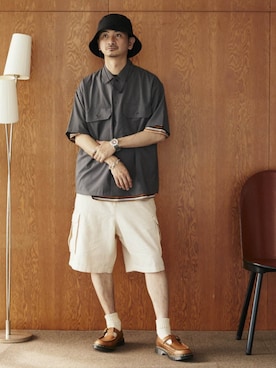 enoさん（メンズ・174cm）の夏コーディネート