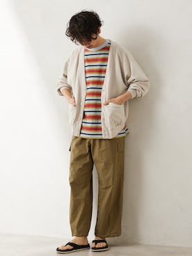 enoさん(メンズ・174cm)の春コーディネート