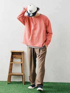 enoさん（メンズ・174cm）の冬コーディネート