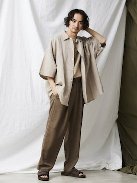 enoさん（メンズ・174cm）の春コーディネート