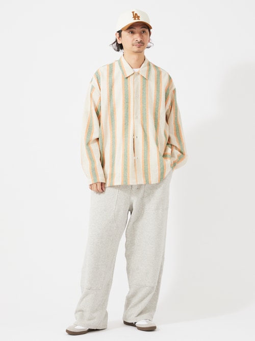 INDIA COTTON クロシェシャツ JOURNAL STANDARD relume シャツ INDIA COTTON クロシェシャツ