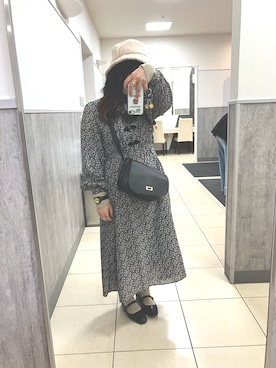 「AS as know as（エーエス アズノウアズ）のアイテム（ワンピース/ドレス）」を使った、harunaさん（レディース・151cm）の春コーディネート