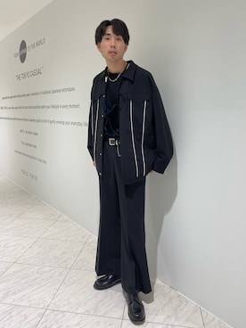 「PUBLIC TOKYO（パブリックトウキョウ）のアイテム（ブルゾン）」を使った、tsukaさん（メンズ・178cm）の秋コーディネート