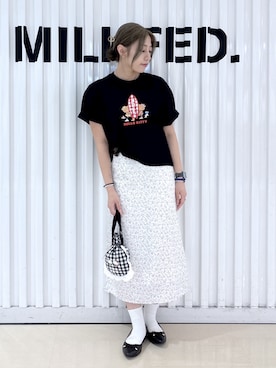 石田 莉央さん（レディース・161cm）の春コーディネート