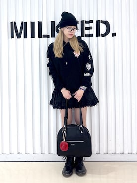 石田 莉央さん（レディース・161cm）の春コーディネート