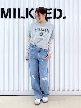 石田 莉央さん（レディース・161cm）の秋コーディネート