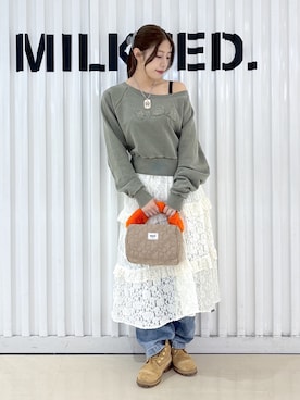 石田 莉央さん(レディース・161cm)の秋コーディネート