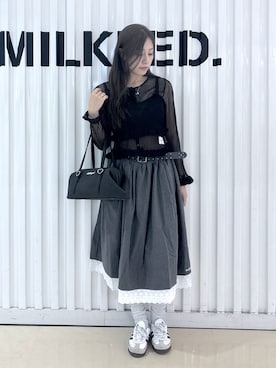 石田 莉央さん(レディース・161cm)の秋コーディネート