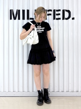 石田 莉央さん(レディース・161cm)の夏コーディネート
