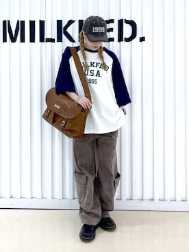 石田 莉央さん（レディース・161cm）の春コーディネート