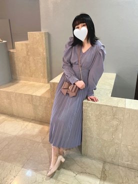 「GRL（グレイル）のアイテム（アクセサリー）」を使った、AIM_Rさん（レディース・165cm）の春コーディネート