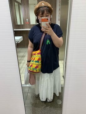 「チャイハネ（チャイハネ）のアイテム（バッグ）」を使った、yamaさん（レディース・152cm）の夏コーディネート