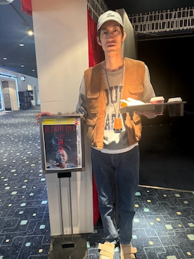 「VANS(バンズ)のアイテム(帽子)」を使った、daikikunさん(メンズ・188cm)の冬コーディネート