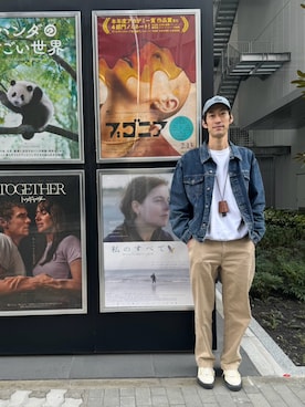 「Wrangler（ラングラー）のアイテム」を使った、daikikunさん（メンズ・188cm）の冬コーディネート