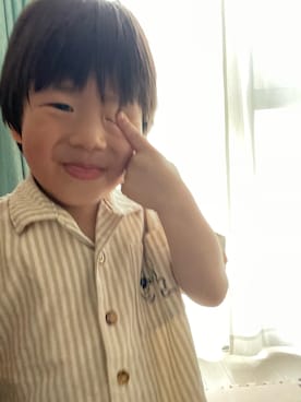 「かわいく」｜I♡Kさん（キッズ・90cm）の夏コーディネート