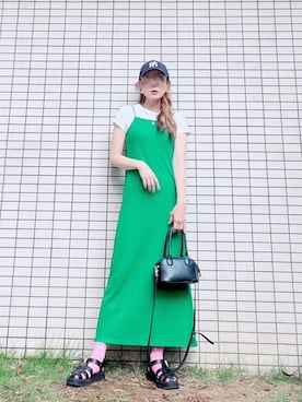 「NEWERA」｜「アイテム（その他）」を使った、chan-miさん（レディース・163cm）の夏コーディネート