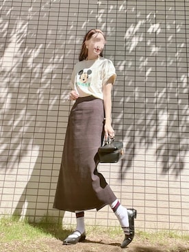 「ミッキーT」｜「アイテム（その他）」を使った、chan-miさん（レディース・163cm）の秋コーディネート