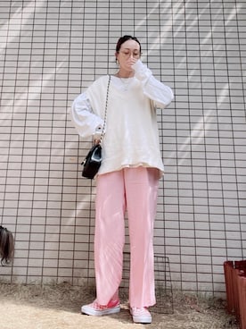 「CIAOPANIC TYPY」｜「アイテム（その他）」を使った、chan-miさん（レディース・163cm）の春コーディネート