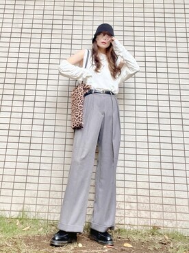 「グレイル」｜「アイテム（その他）」を使った、chan-miさん（レディース・163cm）の秋コーディネート