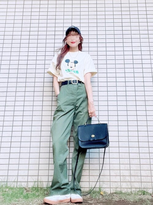 Chan Mi Disneyのtシャツ カットソーを使ったコーディネート Wear