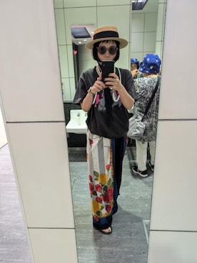 「アイテム（ストール/ショール）」を使った、ＴＡＢＡ 152センチさん（レディース・152cm）の夏コーディネート