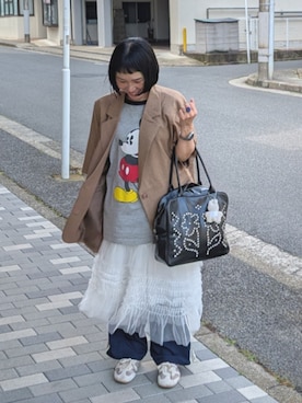 「SOLLON.（ソルロン）のアイテム」を使った、ＴＡＢＡ 152センチさん（レディース・152cm）の春コーディネート