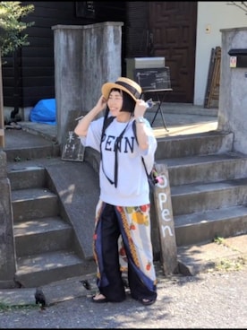 「coca（coca）（コカ）のアイテム」を使った、ＴＡＢＡ 152センチさん（レディース・152cm）の夏コーディネート