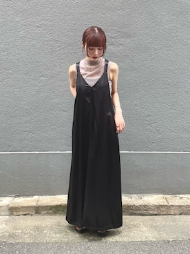 「Lui's（ルイス）のアイテム（ワンピース/ドレス）」を使った、Ranaさん（レディース・159cm）の夏コーディネート
