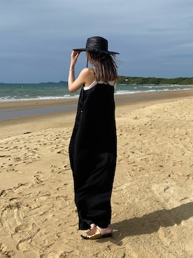 「hellam（へラム）のアイテム（ワンピース/ドレス）」を使った、Ranaさん（レディース・159cm）の春コーディネート