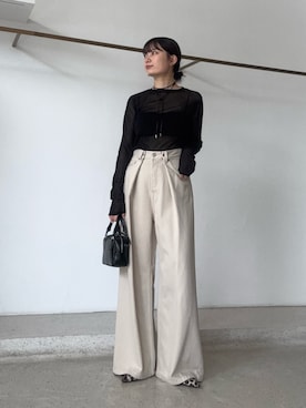 「アイテム（チョーカー）」を使った、Ranaさん（レディース・159cm・20代）の夏コーディネート