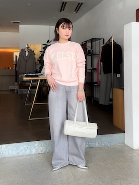「スウェットコーデ」｜Ranaさん（レディース・159cm）の冬コーディネート