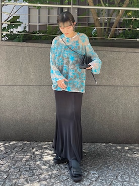 「ithelicy（イザリシー）のアイテム」を使った、Ranaさん（レディース・159cm）の夏コーディネート
