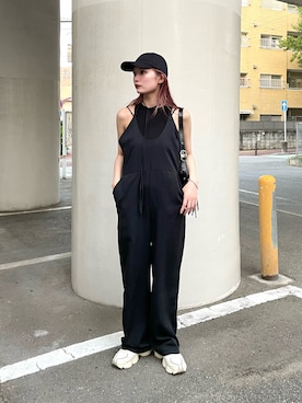 「INSIIS（インシス）のアイテム（オールインワン・サロペット）」を使った、Ranaさん（レディース・159cm）の夏コーディネート