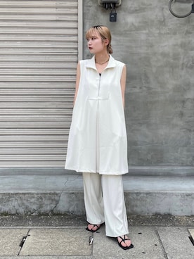 「Lui's（ルイス）のアイテム（ワンピース/ドレス）」を使った、Ranaさん（レディース・159cm）の夏コーディネート