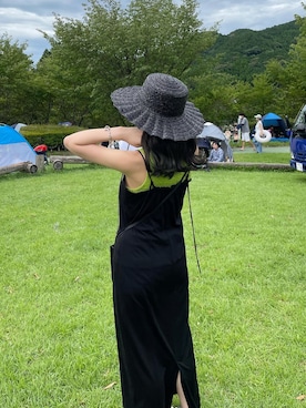 「Lui's（ルイス）のアイテム（ワンピース/ドレス）」を使った、Ranaさん（レディース・159cm）の夏コーディネート