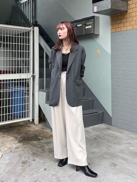 Ranaさん（レディース・159cm）の秋コーディネート