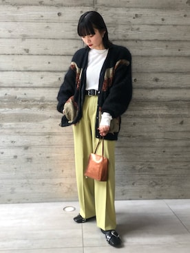 「TOGA PULLA（トーガ　プルラ）のアイテム」を使った、Ranaさん（レディース・159cm）の春コーディネート