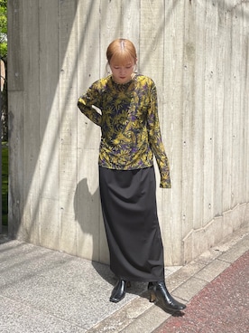 「Lui's（ルイス）のアイテム（ワンピース/ドレス）」を使った、Ranaさん（レディース・159cm）の春コーディネート