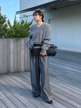 「アイテム（ローファー）」を使った、Ranaさん（レディース・159cm・20代）の夏コーディネート