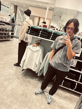 「アイテム（スニーカー）」を使った、kohさん（メンズ・174cm・30代）の秋コーディネート