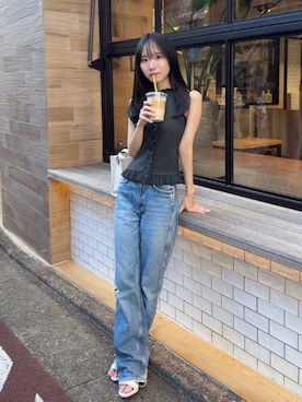 「ZARA」｜miuさん（レディース・152cm・20代）の夏コーディネート