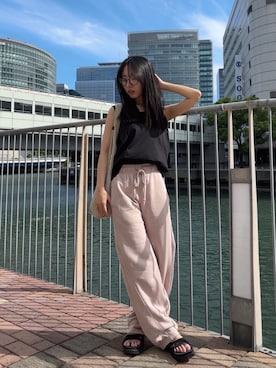 「アイテム（シューズ）」を使った、miuさん（レディース・152cm・20代）の夏コーディネート