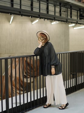 「oversize」｜𝐡𝐞𝐥𝐞𝐧 ✿さん（レディース・162cm）の夏コーディネート