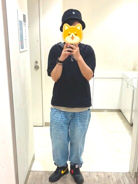 「アイテム（タンクトップ）」を使った、Eclairさん（メンズ・165cm）の夏コーディネート