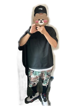 「DC（ディーシー）のアイテム」を使った、Eclairさん（メンズ・165cm）の夏コーディネート