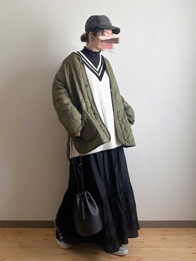 「JOURNAL STANDARD relume（ジャーナルスタンダード　レリューム）のアイテム（モッズコート）」を使った、ta_ma_☺︎さん（レディース・167cm）の冬コーディネート