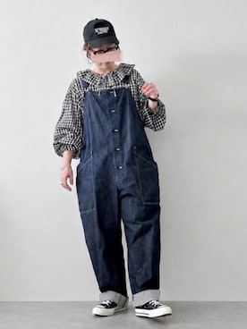 「DANTON（ダントン）のアイテム（帽子）」を使った、ta_ma_☺︎さん（レディース・167cm）の秋コーディネート