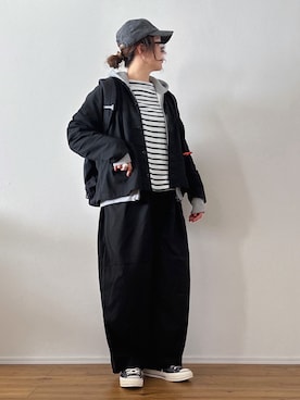「DANTON（ダントン）のアイテム」を使った、ta_ma_☺︎さん（レディース・167cm）の春コーディネート