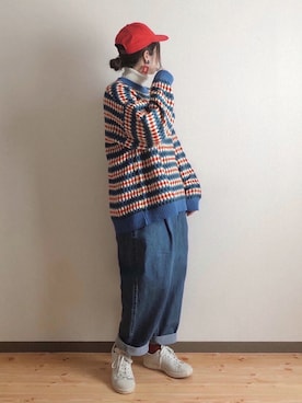 「RMCのアイテム」を使った、ta_ma_☺︎さん（レディース・167cm）の秋コーディネート